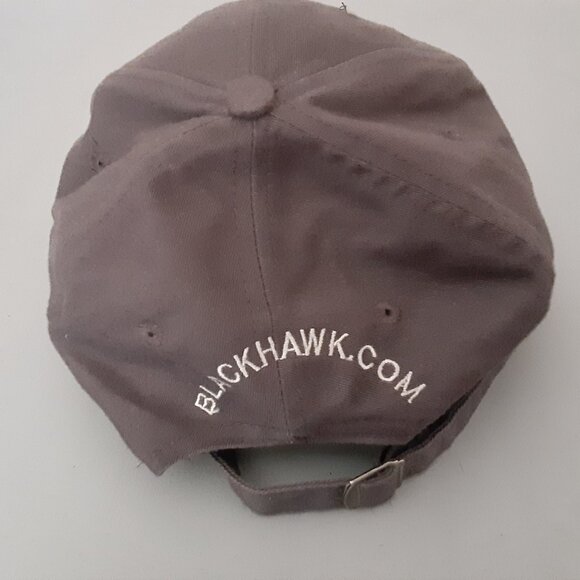 BLACKHAWK! Baseball Cap * Dark Gray * EUC * Y2K * SHOT Show * 2000 * - Picture 2 of 7